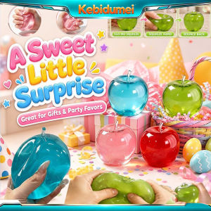 【4PCS】 Apple Squeeze Toys Relieve Stress and Vent Anger Fidget Toys Slow Rebound Fidget Squeeze toys To Relieve Stress for ADHD