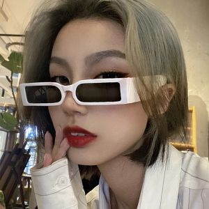 2021 Hip Hop Vintage Rectangle Frame Fashion Sunglasses For Men And Women Black Shades Glasses Luxury Designer Wholesale UV400