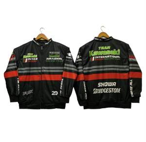 JAKET SUNMORI KAWASAKI JAKET NASCAR VINTAGE JAKET RACING JAKET MOTORAN