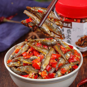 Hunan specialty farmhouse firewood fish snacks spicy small fish Snack Spicy Little Fish Canned