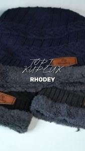 Topi Kupluk Dewasa Hangat: Topi Rajut Bulu Wol & Beanie Winter