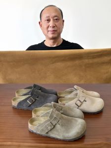 รองเท้าแตะ Birkent หนังวัวแท้สำหรับผู้ชายและผู้หญิง รองเท้าแตะพื้นแบน พื้นรองเท้า EVA ทรงหัวมน ฤดูใบไม้ผลิและฤดูร้อน รองเท้าแตะสวมสบายสำหรับกลางแจ้ง