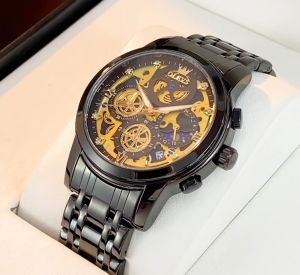 OLEVS Jam Tangan Pria Anti Air Original Rantai Keren Terbaru Mewah 2025 Luxury Stainless Steel Chronograph Watch Men Cod