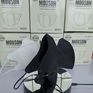 3D MaskAdult Earloop/Headloop Premium Face Mask 50s/box 4 ply 3D Dewasa 5D duckbill V-mask 3D denim blue (MARS)