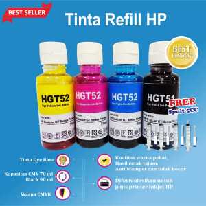 1 Set Tinta Universal 100ml Refill Cartridge HP 680 682 678 803 802