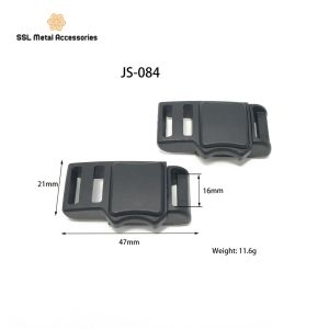 Khóa nón bảo hiểm thể thao nam châm thời trang mới phụ kiện nón xe đạp JS-084 47mm*21mm*16mm (1 cái)-H2-1A