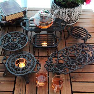 Retro Iron Art Coffee Making Home Ornament Alcohol Stove