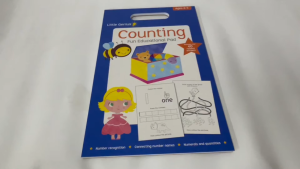 Little Genius Counting Fun Educational Pad Activity Book Full With 48 Pages & Reward Stickers For Kids