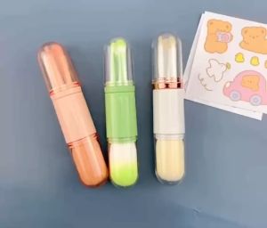 ชุดแปรงแต่งหน้า อายแชโดว์ แป้งฝุ่น ขนาดเล็ก แบบพกพา