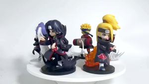 Bandai | Anime Naruto Shippuden Akatsuki Arc Series Trendy Blind Random Box Toys Mystery Box Guess Action Figure Surprise Gift