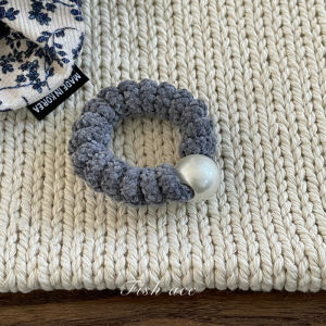 New Year Red Versatile Practical Pearl Seamless Phone Line Hair Ties Elastic Not Damaging Hair Bands Fashionable Korean Style