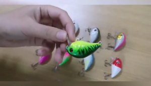 LUCKYMAN 1Pcs Floating Crank Fishing Lures Wobblers 4.5cm 7.4g Umpan Plastik Keras Buatan Berkualitas Ikan Kecil Bass Pike Fishing Tackle