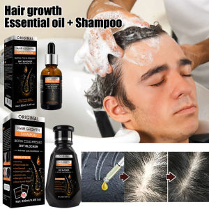 ครีมนวดผมกระชับผมร่วงอัด Sampo Penumbuh Rambut น้ำมันหอมระเหยไบโอตินสำหรับการเจริญเติบโตของเส้นผม