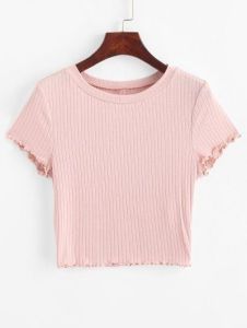 new in produk// baju crop top kriwil// baju remaja trendy// bahan material rib knite elastis