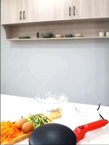 Promo Crepes Maker Alat Pembuat Crepes / Tacos / Pancake / Pizza Permukaan Pelat Tidak Lengket Free Aksesoris Piring Dan Mengocok Modern