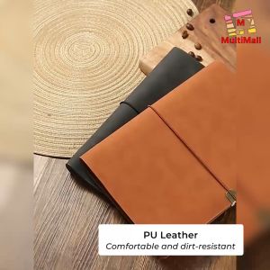 NEW ARRIVAL GREY A5 Ring Notebook|PU Leather|Notebook for writing| Note| Notebook Dairy| Writing Notebook| Handwriting Notebook| Business NotebooklNotebook for Officel Notebook