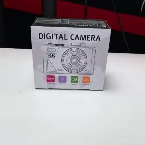 64MP Compact Digital Photography Camera 18X Digital Zoom 4K Vintage Vlog Video Recorder 3.0"  Flip Screen Selfile Cam With Flash