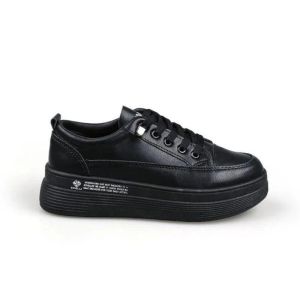 Sepatu Sneakers Olahraga Sport Putih Hitam Kets Wanita Kesual Sepatu Sneakers Wanita Sekolah Full Hitam Putih Sol Garis Sepatu Polos