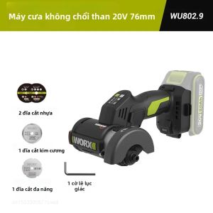 Worx | Máy Mài Góc Không Dây WORX WU802 20V Máy Cắt Đánh Bóng Mini Cầm Tay Có Pin Lithium Dụng Cụ Điện
