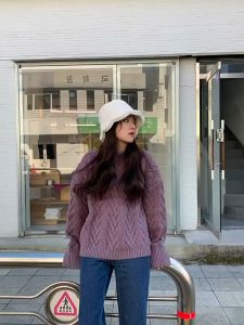 หมวกไหมพรม MK02 ทรงบัคเก็ตกันหนาว สไตล์เกาหลี หมวกบักเก็ต