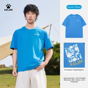 Kelme | Short Sleeve Summer Couple T-Shirt Print Cotton-Feel Quick-Dry