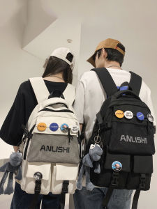 Túi Du Lịch Nam Dung Tích Lớn Túi Đeo Vai Đôi Phong Cách Hàn Quốc Túi Học Sinh Trung Học Phổ Thông Túi Du Lịch Cho Thanh Thiếu Niên