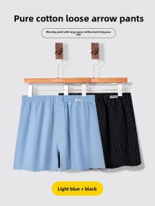 JIAZINI | Pure Cotton Breathable Loose Mens Underwear Home Shorts Boxer Briefs Comfortable Mid Waist Youth Fit Home Pants