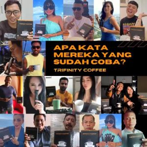 Trifinity kopi kuat ginseng herbal (bkn obat) stamina tahan lama kesehatan pria n wanita bpom halal
