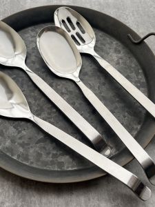 Thìa Chia Cơm Bằng Thép Không Gỉ Dài Tay Dùng Để Phục Vụ Tiệc Cưới Và Tiệc Sinh Nhật Tại Nhà Hàng Ăn Uống Tập Thể