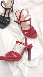 ชุดรองเท้าส้นสูง 4 นิ้ว หนังนิ่ม มากไม่บาดเท้า เสริมด้านหน้า ใส่เดินสบายไม่เมื่อย ให้งานฝีมือคนไทย ราคาเสริมสวยที่สุด