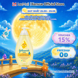 Sữa tắm gội toàn thân Johnsons baby Top to toe 500ml
