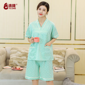 Eilong ขนาดใหญ่ Steam เสื้อผ้าผู้หญิงคู่ซาวน่าชุดสปานวดบําบัดเสื้อผ้าเสื้อกันหนาว Bathwear
