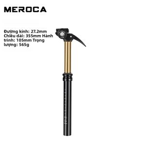 MEROCA | Ống Yên Xe Đạp Điều Chỉnh Chiều Cao Bằng Tay 27.2/31.6mm