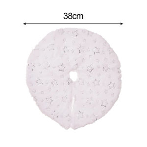 60cm 2026 New Year Creative Silver Gold Embossed Floor Mats Exquisite Xmas Snowflake Hot Gold Tree Skirt Classic New Year Party Decorations