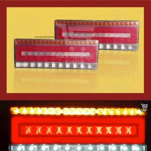 Lampu Stoplamp Rem Belakang Truck 24Volt Model Kotak - 1 Set