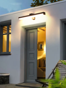 Outdoor Wall Lamp Waterproof Villa Entrance Lighting Long Strip Front Door Light Balcony Light Courtyard Super Bright Door Head Light