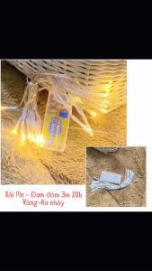 (Xài Pin/Cắm Usb) Đèn Led Trang Trí Đom Đóm Fairylight Màu Vàng Decor Không Gian Tết Trang Trí Giáng Sinh