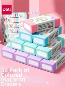 deli | Non-crumbing Colorful Core Eraser for Children