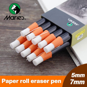 Hami Pencil Eraser for Sketch 5mm/7mm Professional Sketch Eraser Pencil-Shape Eraser Hand Tear Paper Roll Eraser Painting Drawing Tool