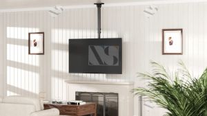 NS Ceiling TV Mount Hanging Full Motion TV Mount Bracket Fits 26"-72" Ceiling Mount Bracket Retractable