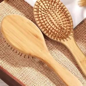 Natural Bamboo Paddle-Style Hairbrush Hair Comb Bridesmaid Invitation Gift Massage Comb Head Bridesmaid Gift