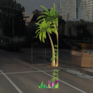 Summer Tropical Coconut Tree Southeast Asia Thai Style Window Sticker