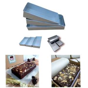 Loyang Brownies Galvalum Anti Lengket dan Karat Ukuran 20.22.24 cm Tinggi 4 cm Harga Satuan  Alat pencetak  Kue Kitchenware