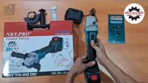 NRT-PRO TG 99 DC Mesin Gerinda Cordless 4 Inch Tangan 1 Baterai 20 V Disc Grinder 20V TG99DC 99DC TG99