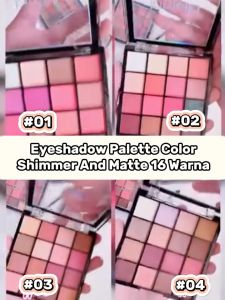 Palette Eyeshadow Classic Color Shimmer Matte 16 Warna Natural Warm Earth Colors