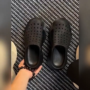 Tawii. Men Sandals Eva Breathable Clogs Thick Sole Hollow Out Platform Slippers Fashion Outdoor