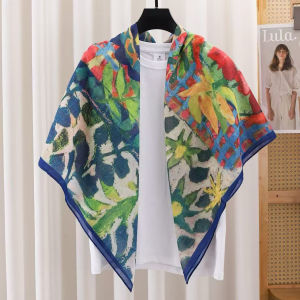 Khăn Choàng Lụa Chống Nắng Thời Trang Đa Năng Cho Nữ Khăn Choàng Đi Biển Khăn Quàng Cổ Mùa Hè 110cm Khăn Choàng Lụa Đa Năng