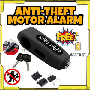 Alarming Lock Motorcycle Anti Theft Handlebar Lock Reinforce Hardened Steel Anti cut  No rust Waterproof and anti-theft  lockable helmet Suitable for Motor Bike and electric vehicles 盗窃锁