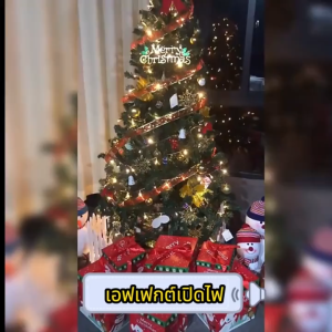 ต้นคริสต์มาส 60/120/150/180/210cm ตกแต่งคริสต์มาส วันคริสต์มาส ฐานที่มั่นคงมาก christmas tree