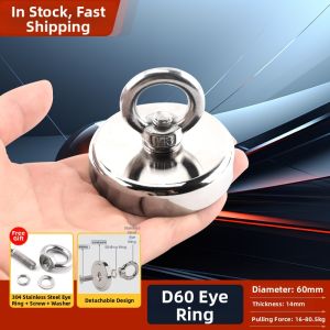 TOUGLESY | Strong Magnetic NdFeB Magnet Fishing Retrieval Round